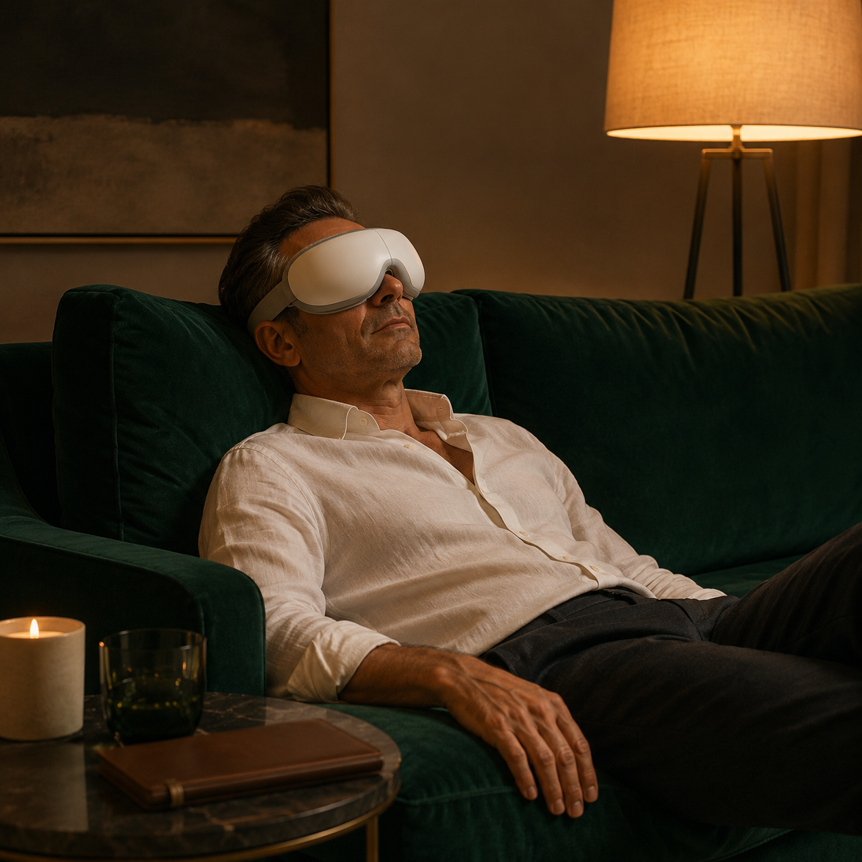 Smart Eye Massager with Heat Therapy