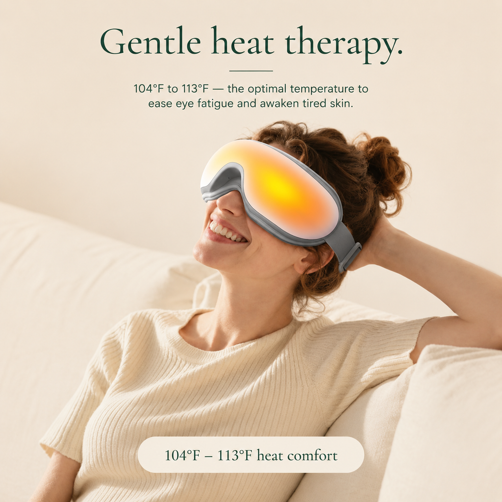 Smart Eye Massager with Heat Therapy