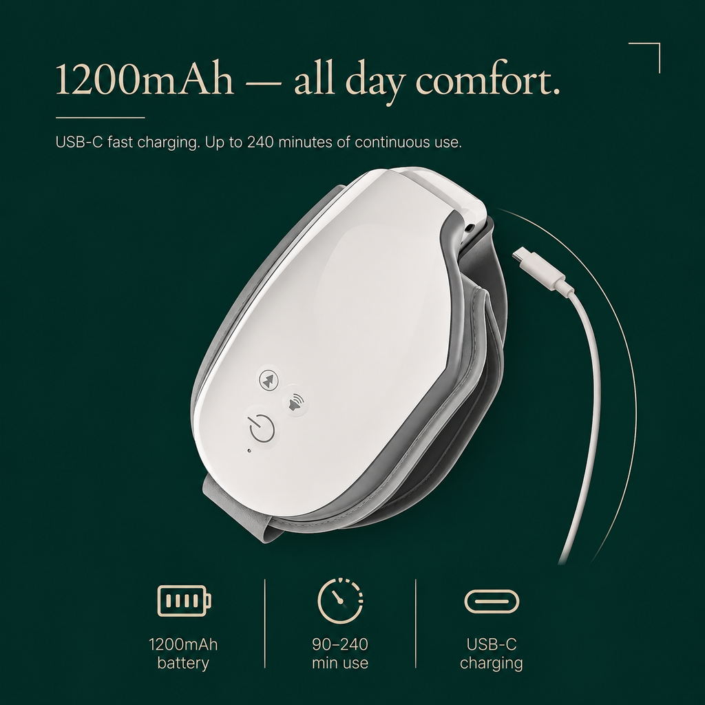 Smart Eye Massager with Heat Therapy