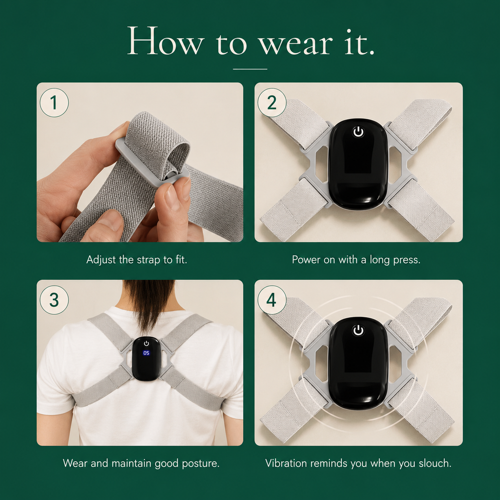 Smart Upper Back Posture Corrector - Knoll