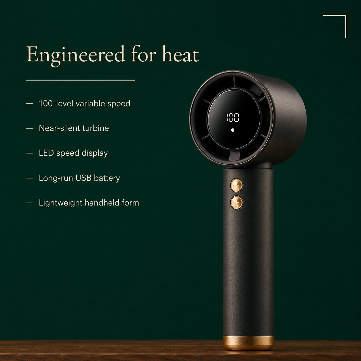 Turbo Hand Fan